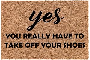 Yes You Really Have to Take Off Your Shoes Doormat