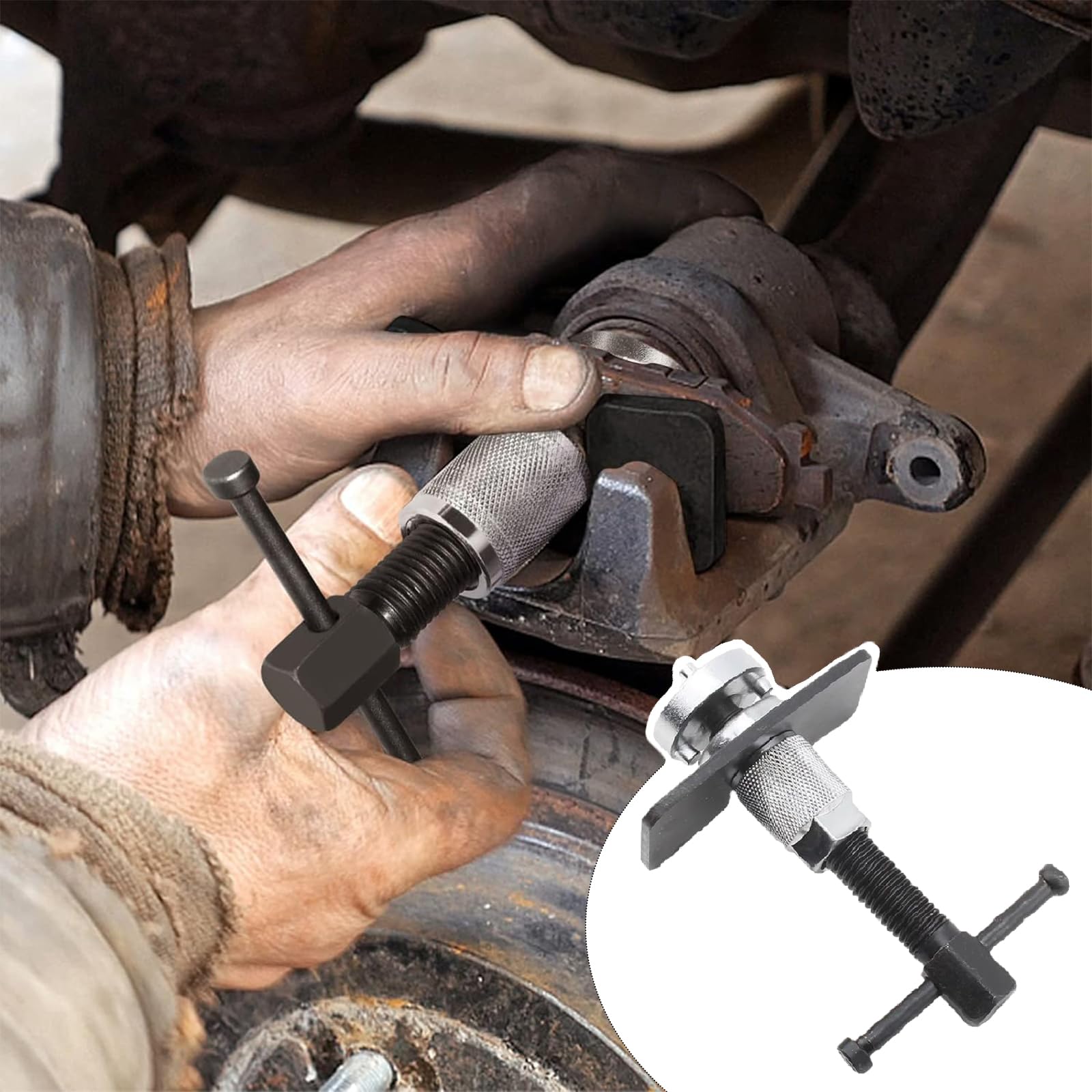 Arretratore pistoncini freni, Pinza Pistone del Separatore, Set di ripristino del pistone del Freno, Separatore De Pistone Disco del Freno, Per la sostituzione delle pastiglie dei freni posteriori