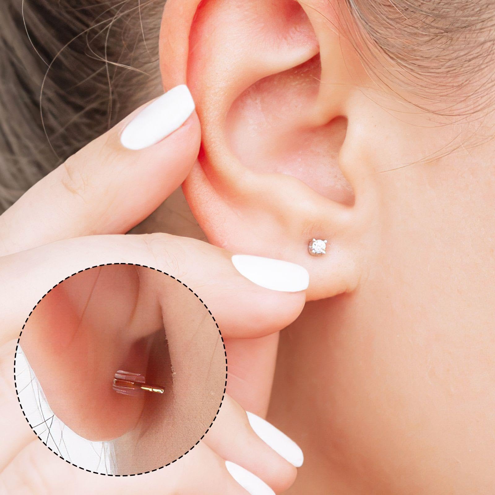 Tappi Per Orecchie In Silicone 400 Pezzi Trasparenti Accessori Per Orecchini