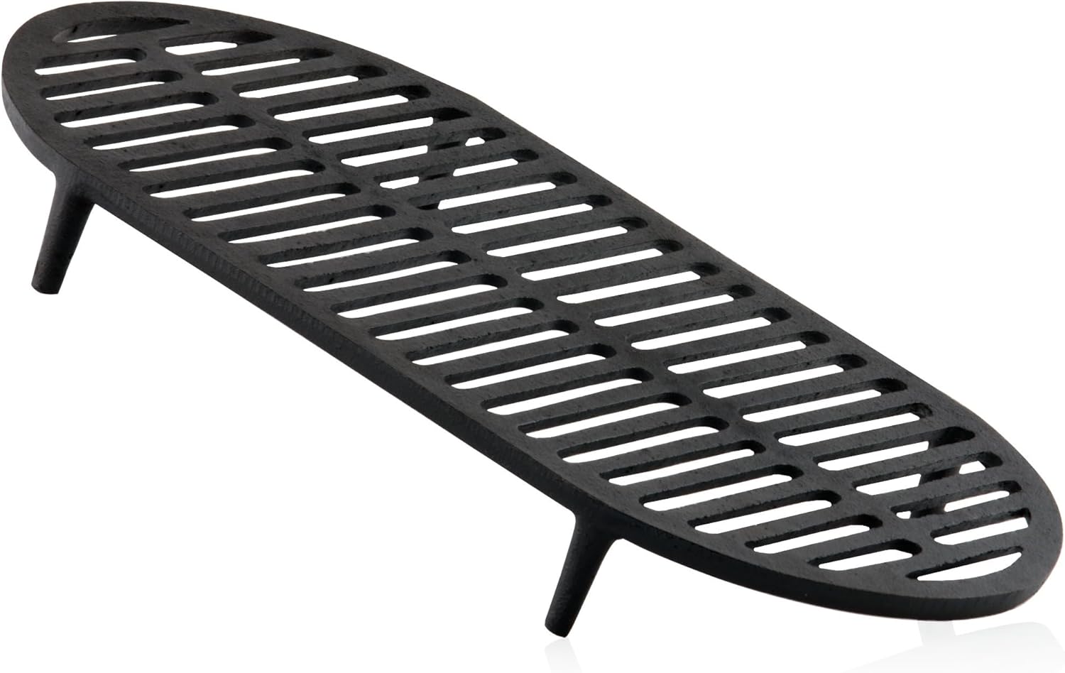 Jeu de grilles de barbecue en fonte avec finition noire CLP