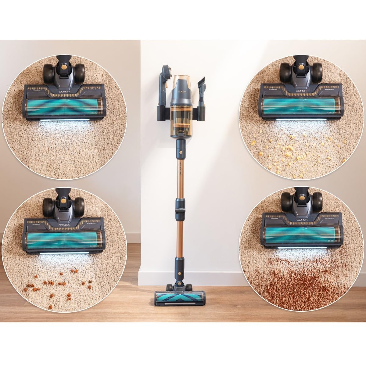 Aspiradora vertical Cecotec Conga Rockstar RX70 AquaPet Flex Genesis