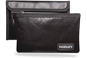 Small Fireproof Bag: Protect Your Valuables with Hodufy's Flame-Resistant Cash Bag