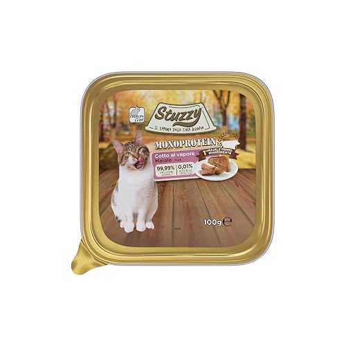 Stuzzy Monoprotein Alimento Húmedo para Gatos Sabor Cerdo, 99,9% Proteínas Animales, 0,01% Proteínas Vegetales