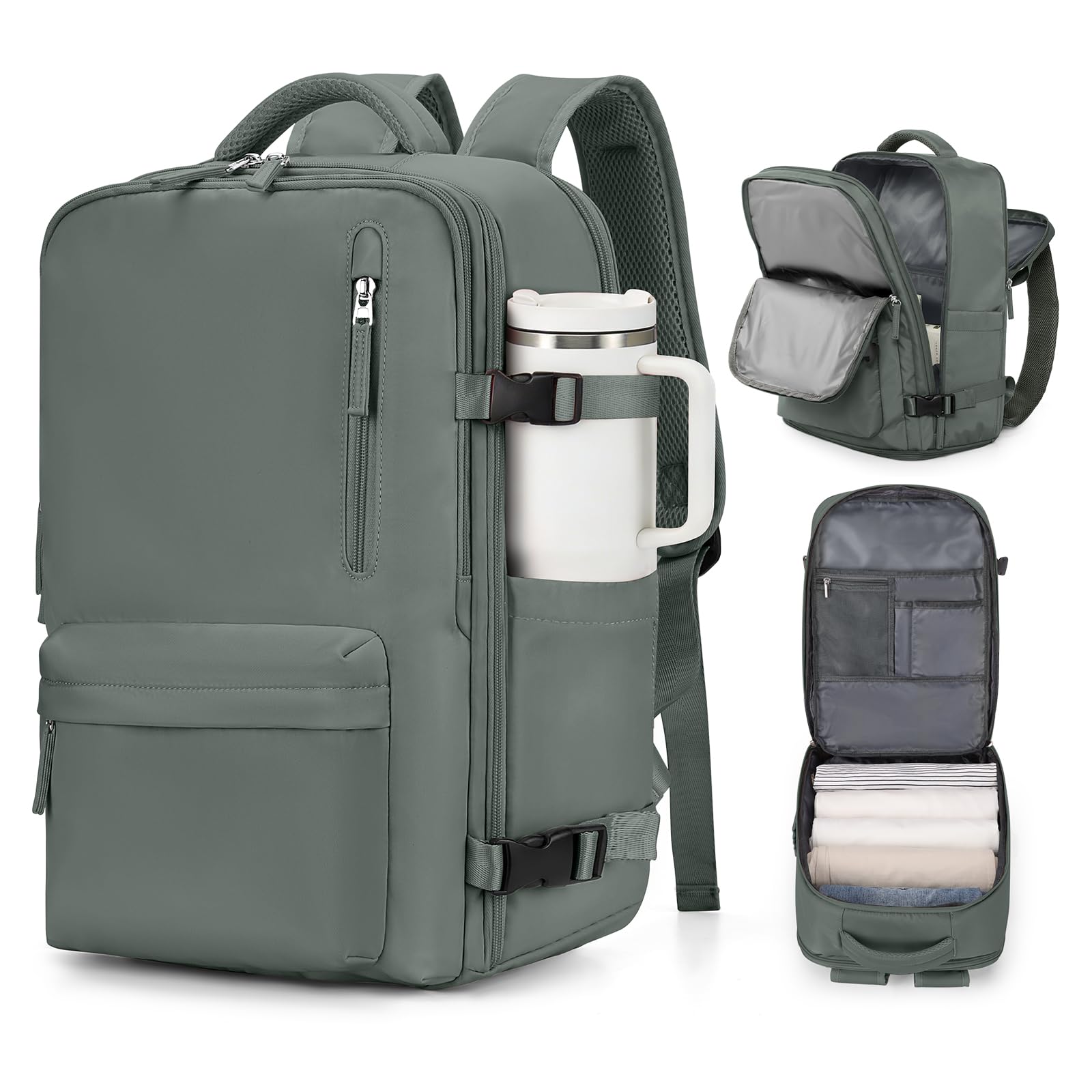 VGCUB Carry on Travel Backpack for Women Men Large Laptop Gym Work Frontier Airlines Personal Item Bag Business Airport Lightweight Backpack Flight