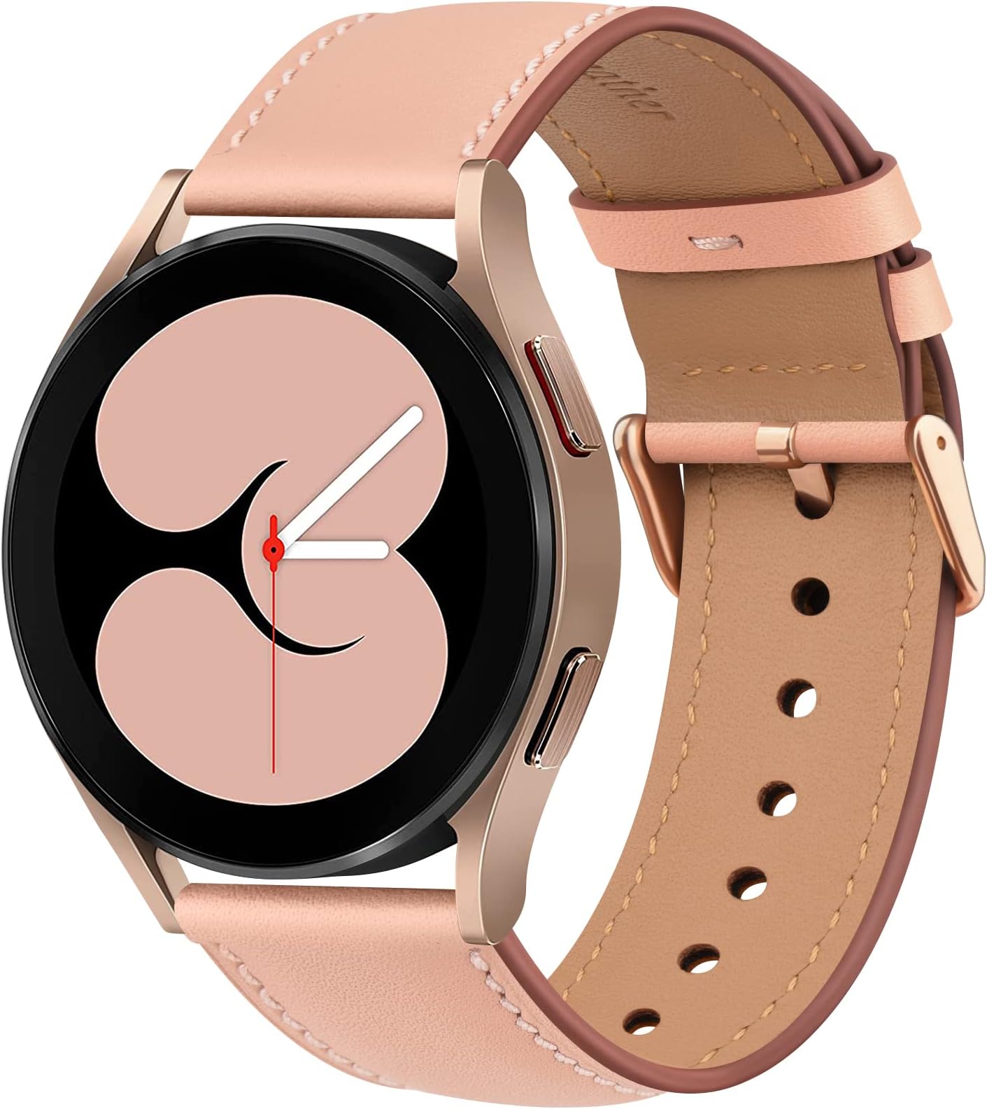 Armband Galaxy Watch Active 2 40mm Syxinn 20mm Leder Armband für Samsung Galaxy Watch 4/4 Classic 46mm