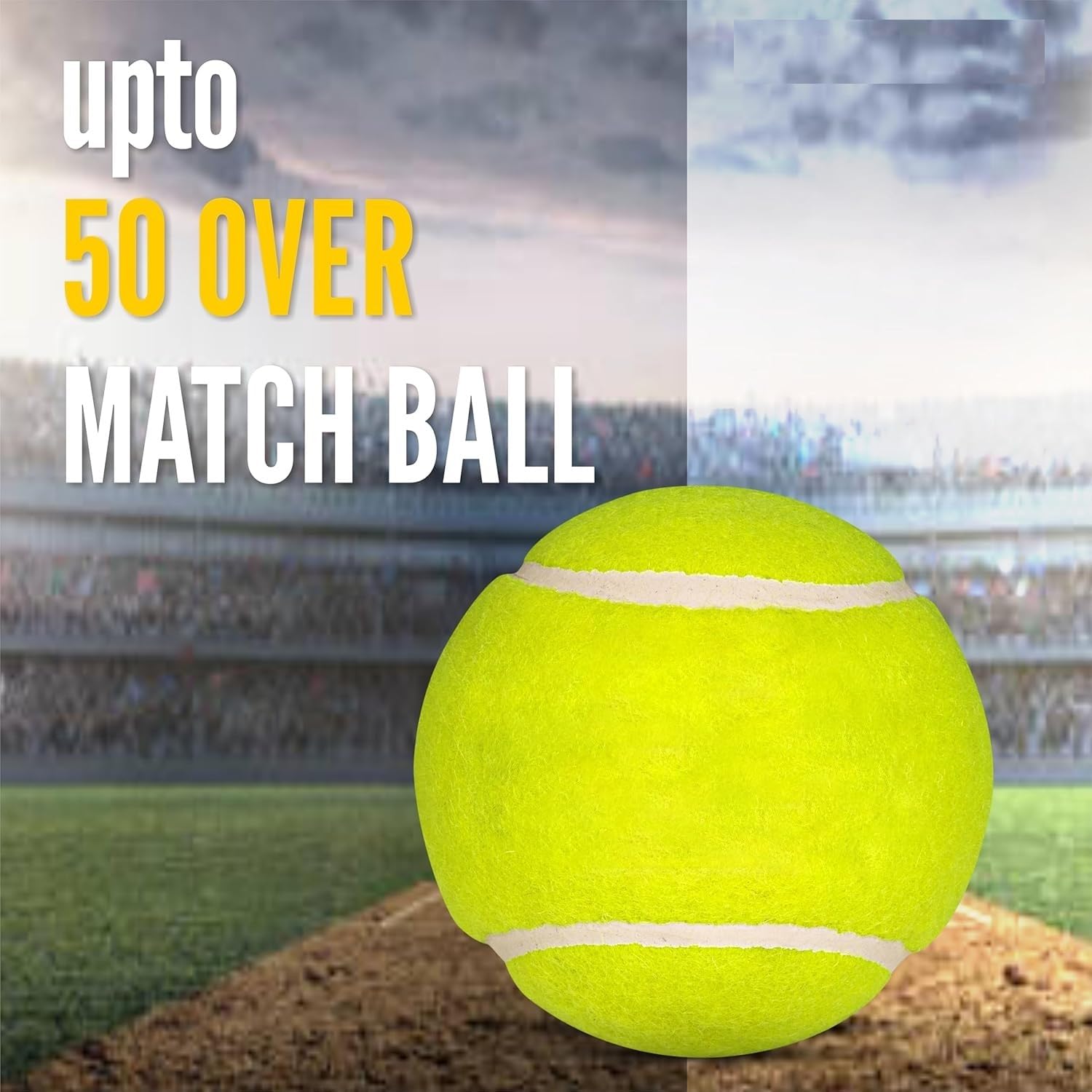 Magic Providers Tennis Cricket Ball for Cricket Tournament, Street Match Lawn Cricket Soft Ball for Playing Pacer - Pack of 3 1