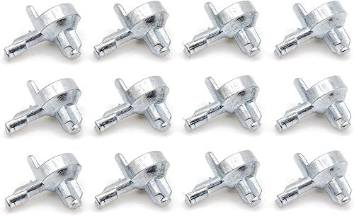 Miniatura 5 de ReplacementScrews Pasadores de soporte para estantes compatibles con IKEA Part 131372 (Billy, estantería, aleación de zinc) (12 unidades)