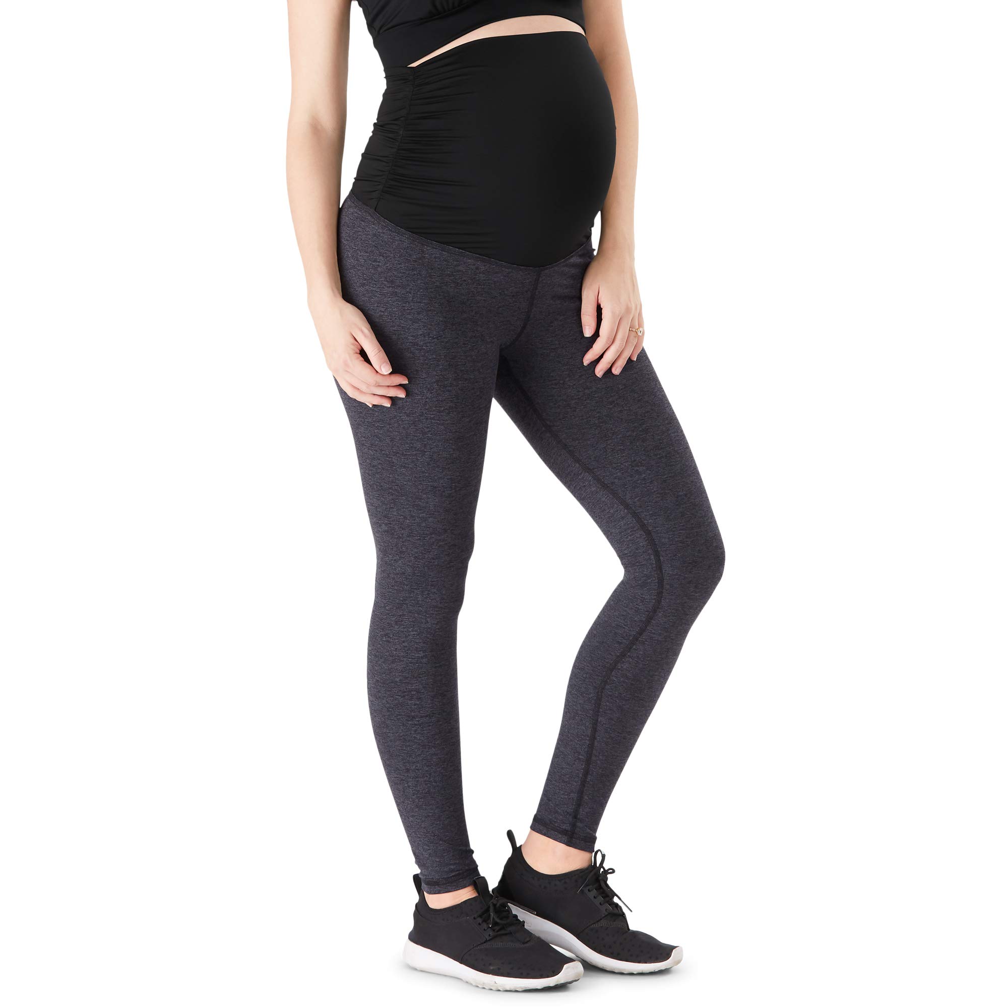 Belly Bandit - Leggings da donna per gravidanza, con supporto attivo e elastico Charcoal M