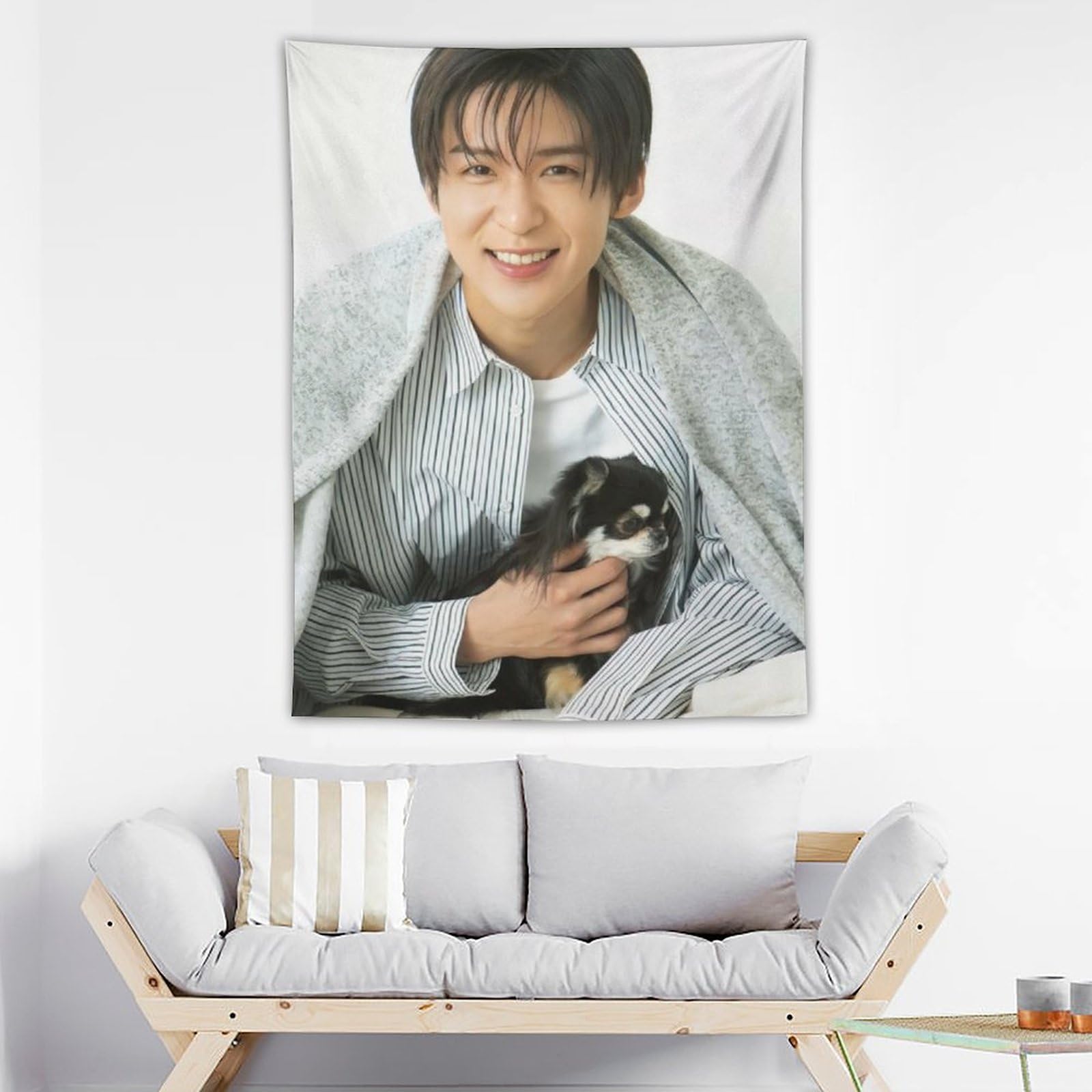 Amazon.co.jp: For 目黒蓮 タペストリー 誕生日 壁掛けタペストリー