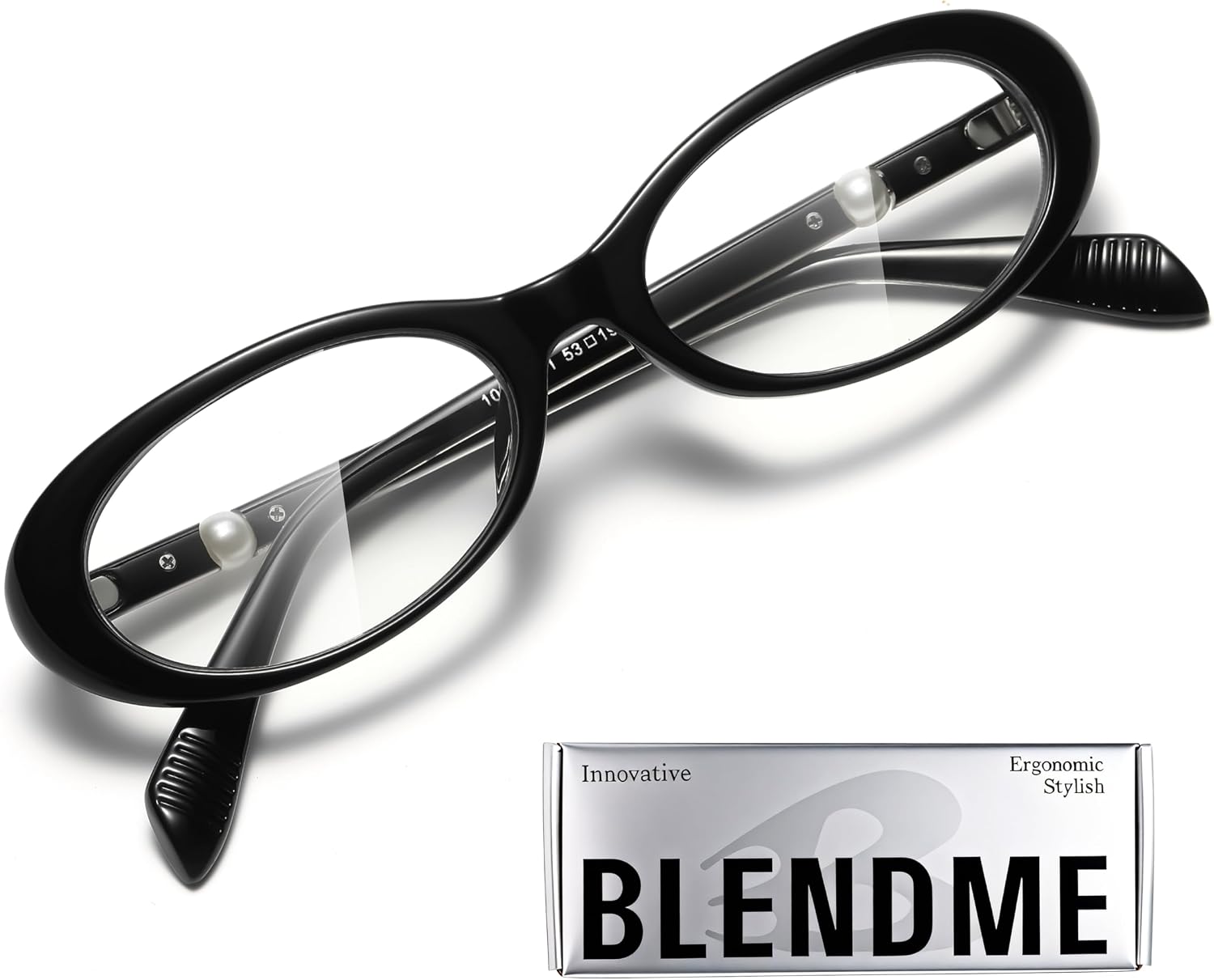 Stylish Oval Frame Blue light Glasses with UV & Anti Eyestrain, Anti-Glare for Women