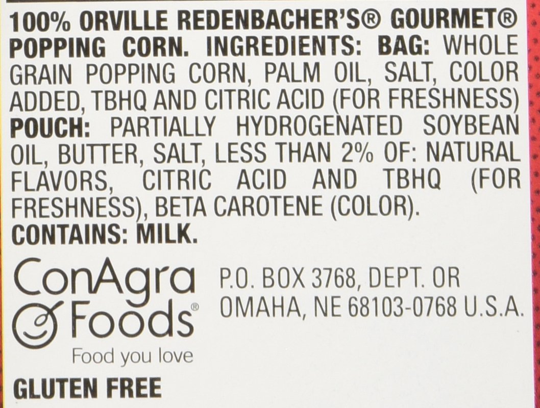 Orville Redenbacher, Pour Over Movie Theater Butter Popcorn, 9.9oz Box (Pack ...