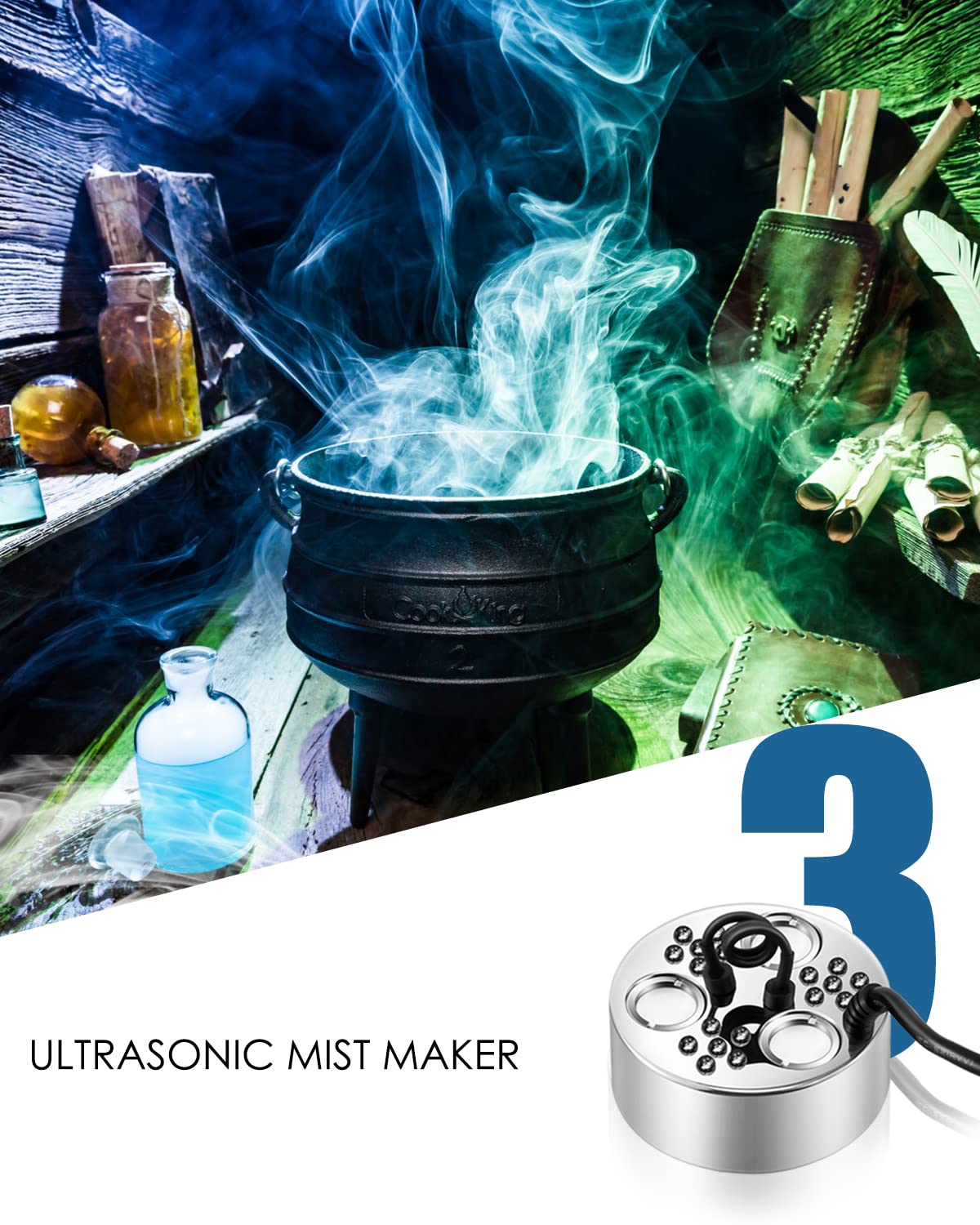 Roestvrijstalen Ultrasone Mistmaker Ultrasone Efficiënte Mistproductie