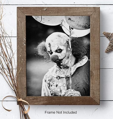 Miniatura 8 de Payaso aterrador, payaso espeluznante, arte de pared gótico, decoraciones góticas, decoración de pared gótica, decoración de habitación gótica, obra