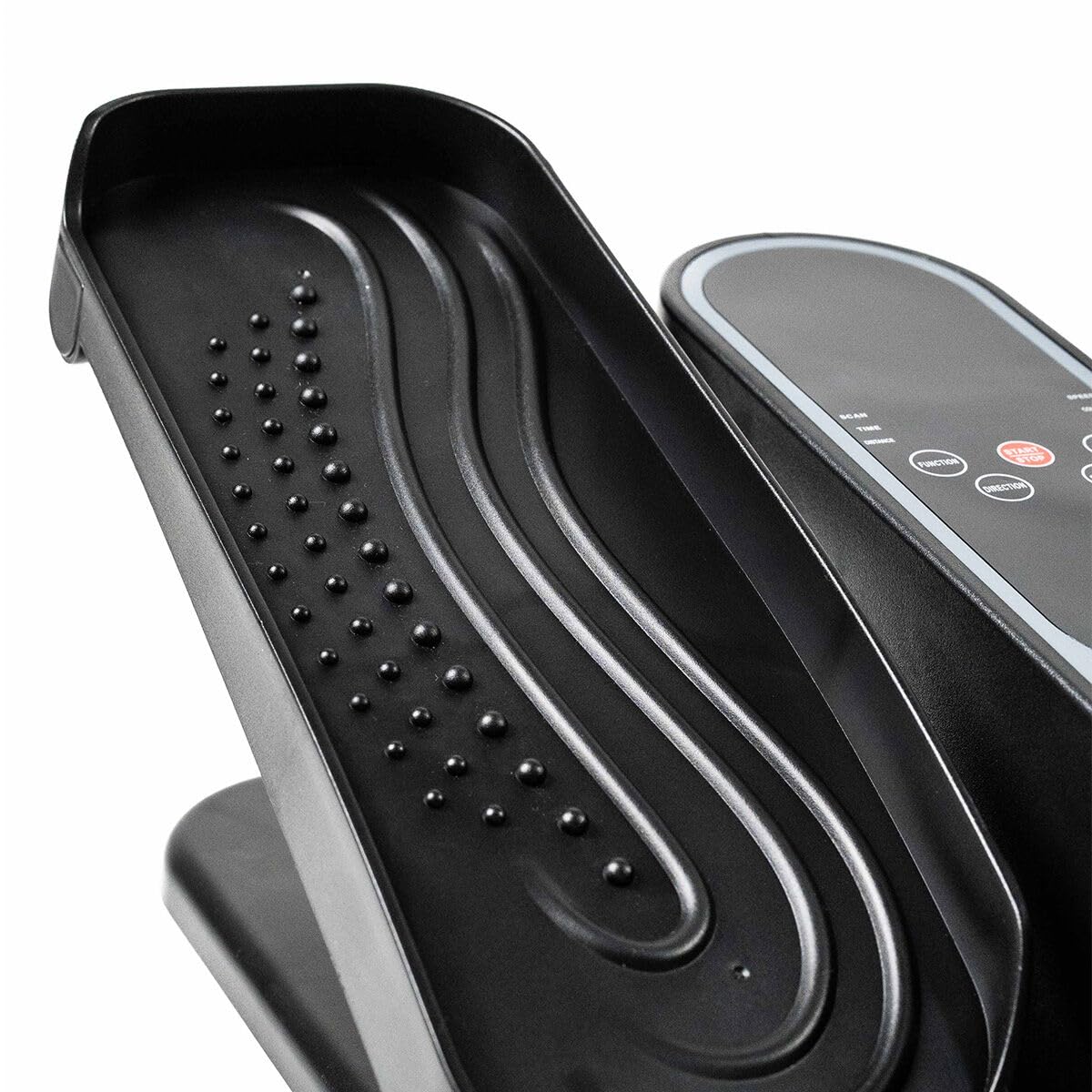 InnovaGoods Mini elliptique avec télécommande, pédales statiques pour Personnes âgées, pédaleur électrique 5 Vitesses, 3 programmes automatiques, Compteur numérique LCD, Moteur Silencieux