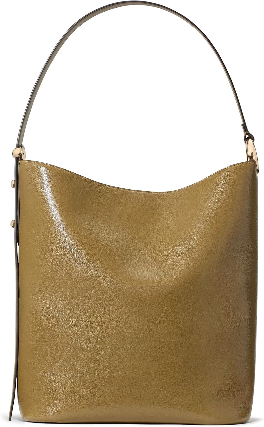 kate spade new york womens Halo Fine Grain Leather Large Bucket