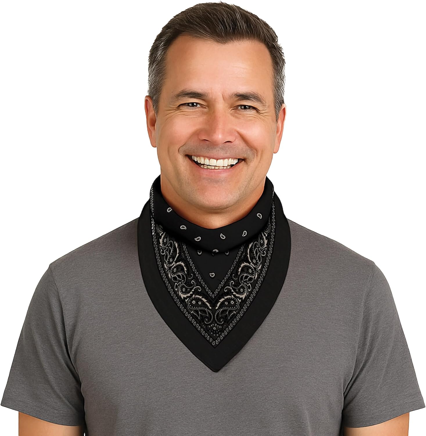 Black Bandana Party Accessory (1 count)