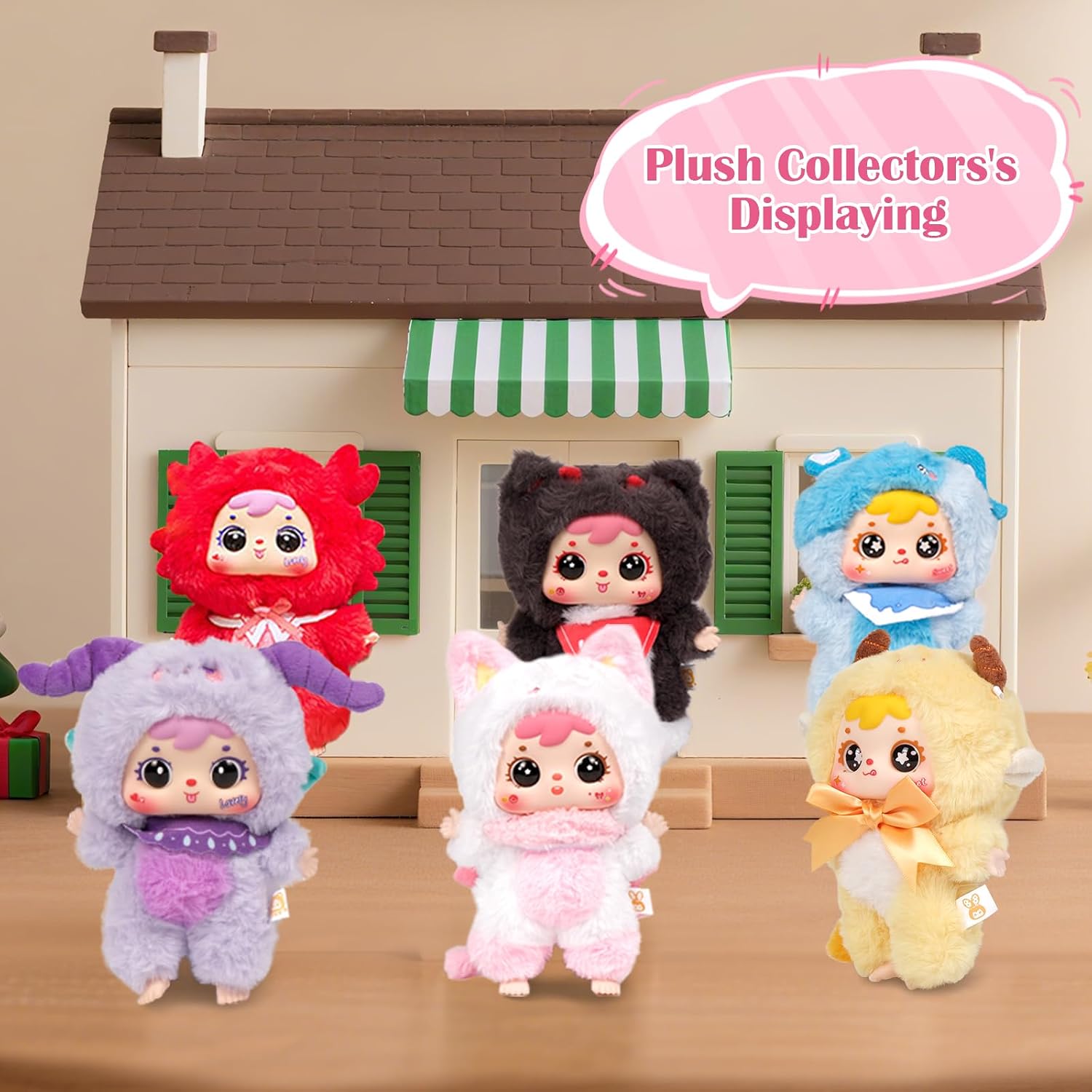 LUCKJOY Blind Box, Plush Keychain, Cute Collectible Figures, Birthday Gifts, Single Box (Zodiac Series)