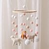 Baby Crib Mobile, Dog Mobile for Crib, Boho Nursery Decor, Baby Bedroom Hanging Decoration