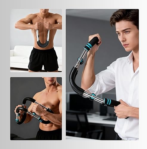 Miniatura 8 de PROIRON Entrenador de brazo Twister, equipo de entrenamiento de pecho ajustable, entrenador de brazos para hombres, entrenamiento de pecho para