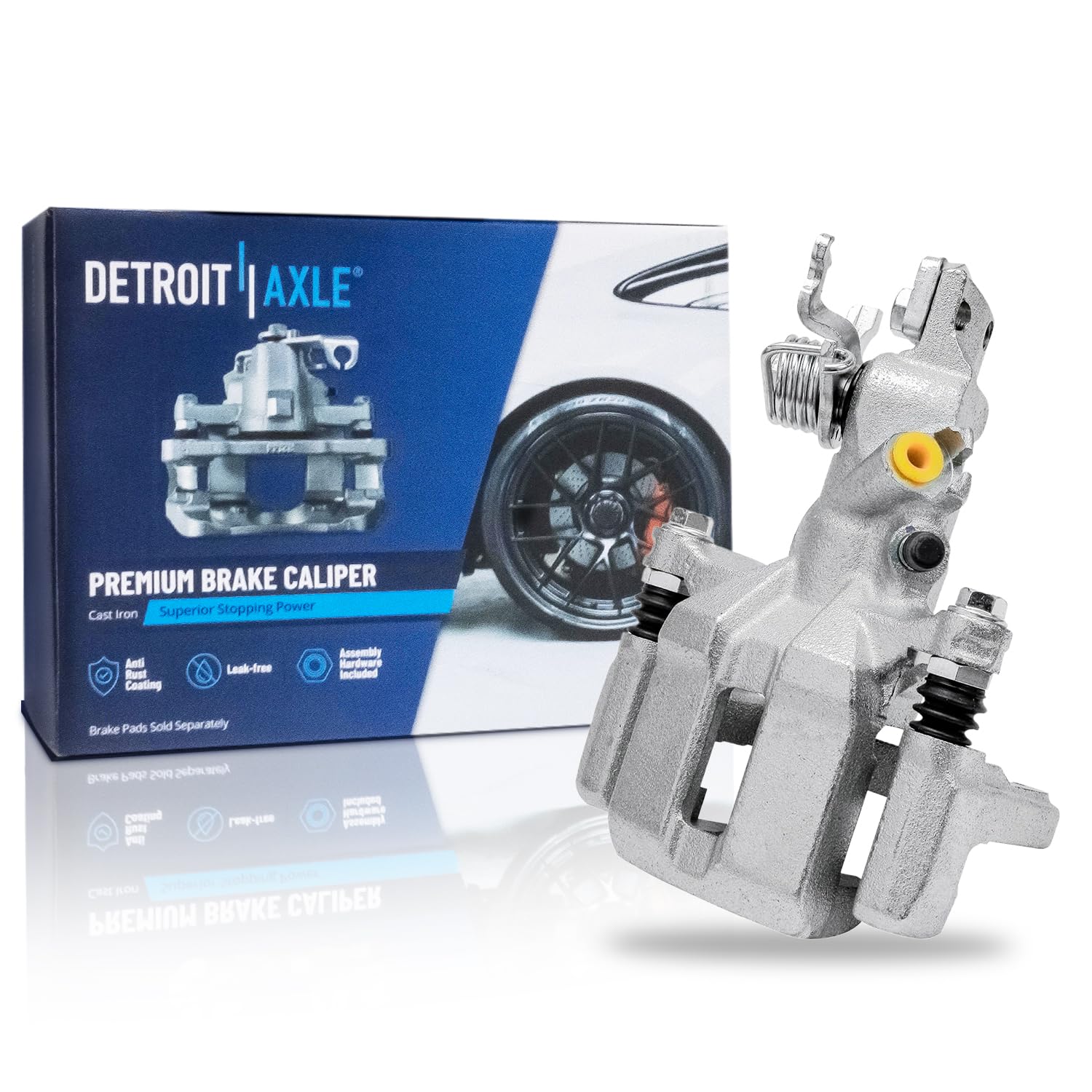 Detroit Axle - Rear Right Brake Caliper for 1998-2007 Honda Accord