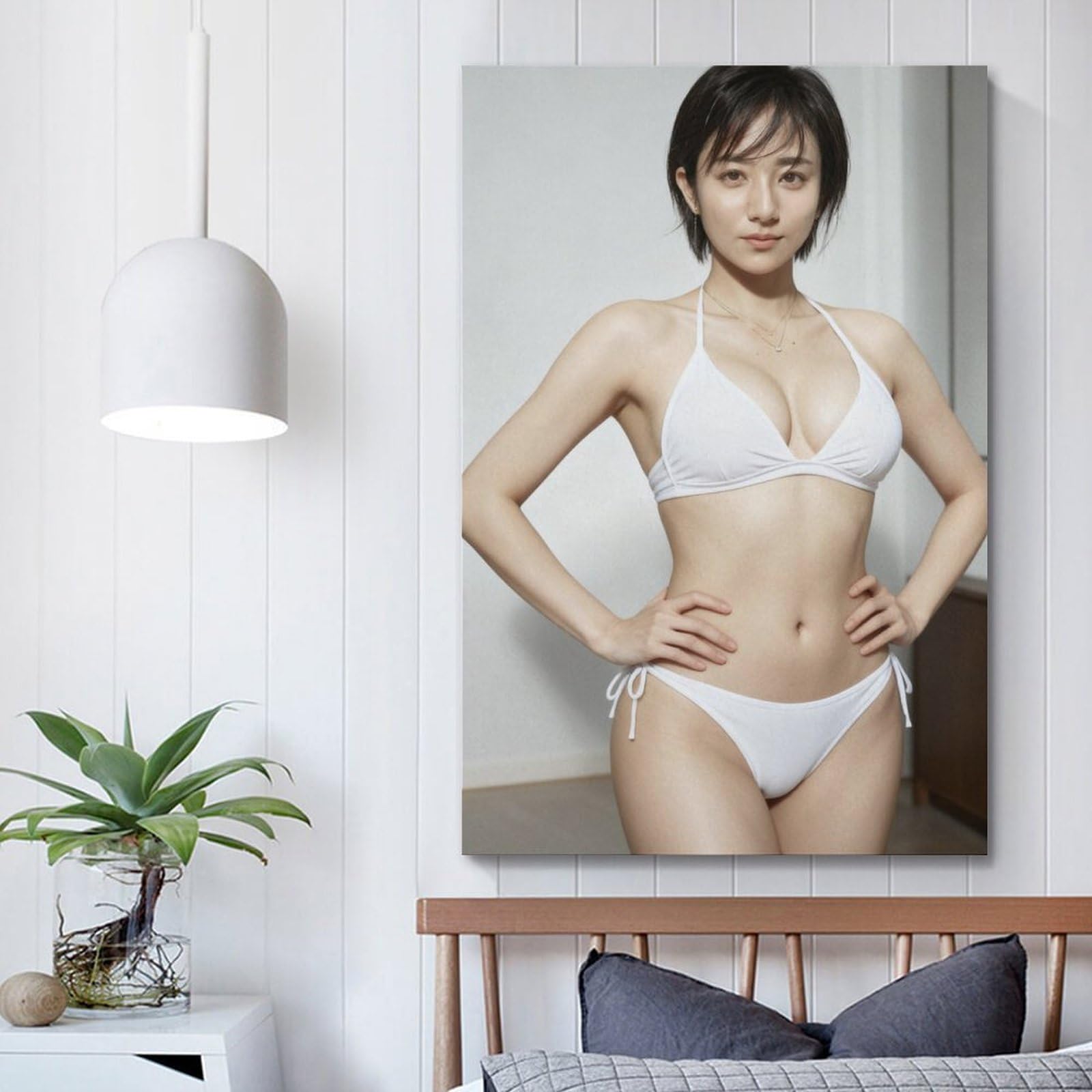 Amazon.co.jp: 木村文乃魅力なポスターオフィスの寝室の食堂の装飾的な