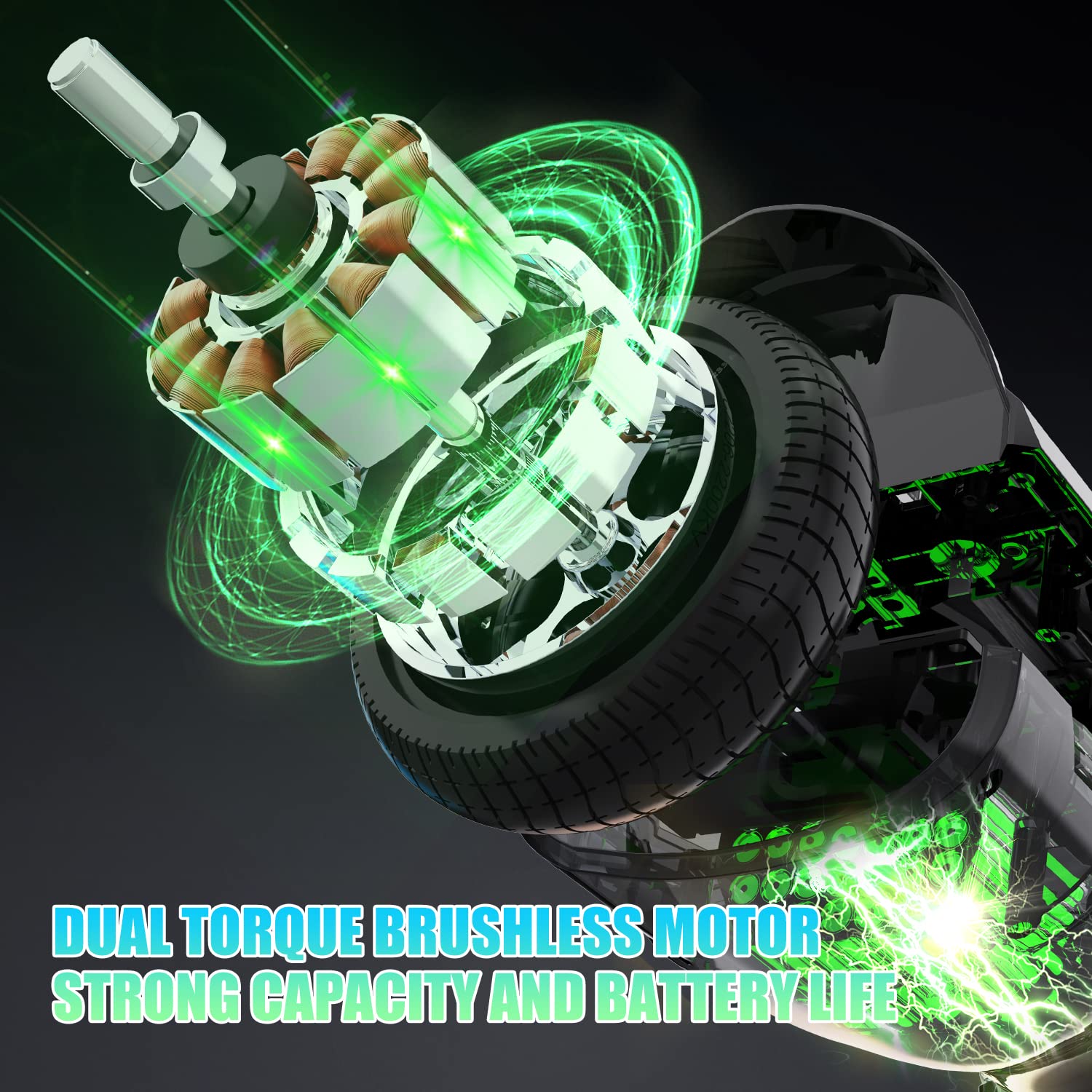 EVERCROSS Hoverboard, 6.5'' App-Enabled Bluetooth Hoverboards, Self Balancing Scooter, Hover Board for Kids Teenagers Adults