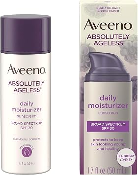 Aveeno Absolutely Ageless Daily Moisturizer W/Sunscreen Spf 30, 1.7 Ounce