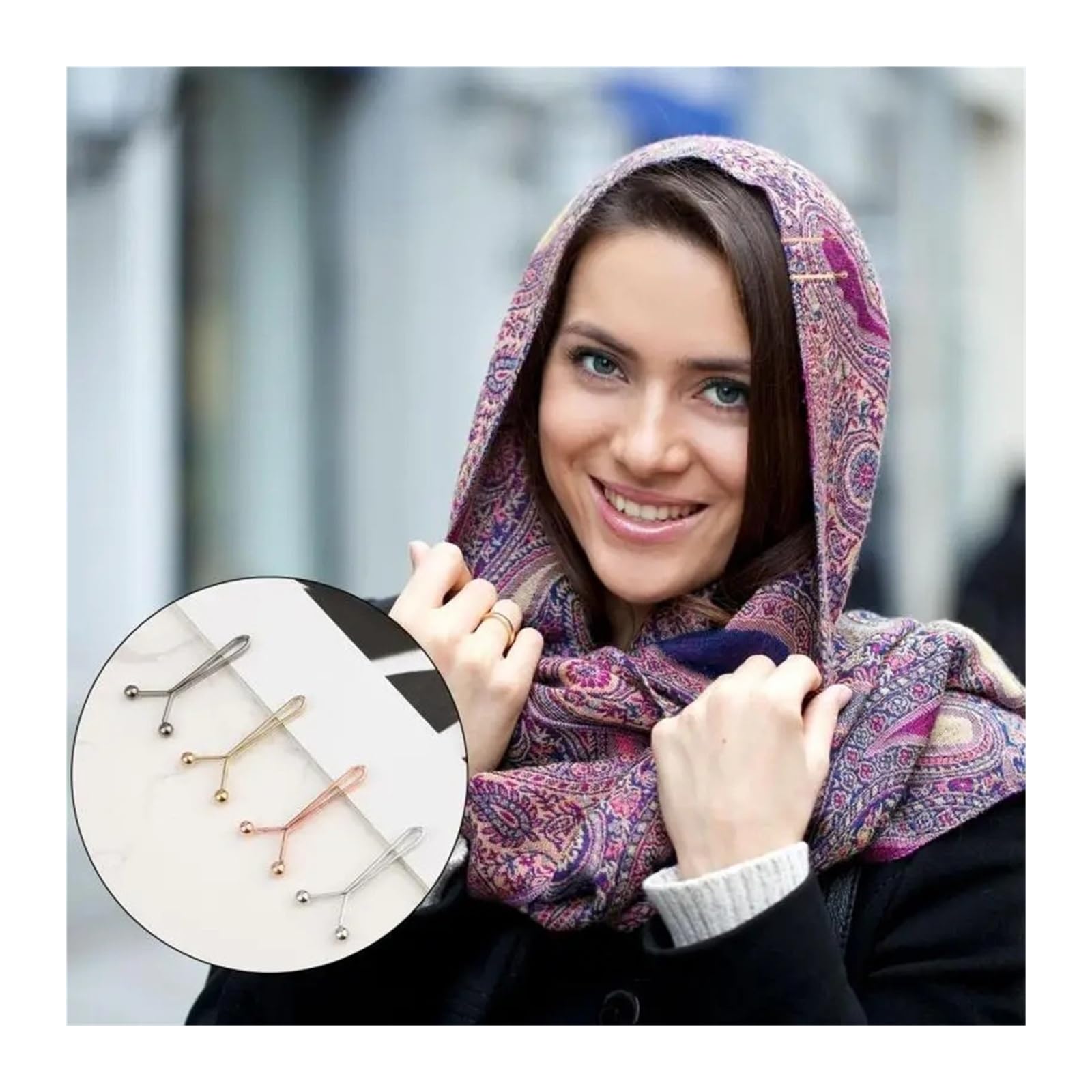 Fibbia in vita a forma di U, 1-24 pezzi, bottone a pressione regolabile per jeans, clip rimovibile per pantaloni, accessori per abbigliamento (argento, 20 pezzi)