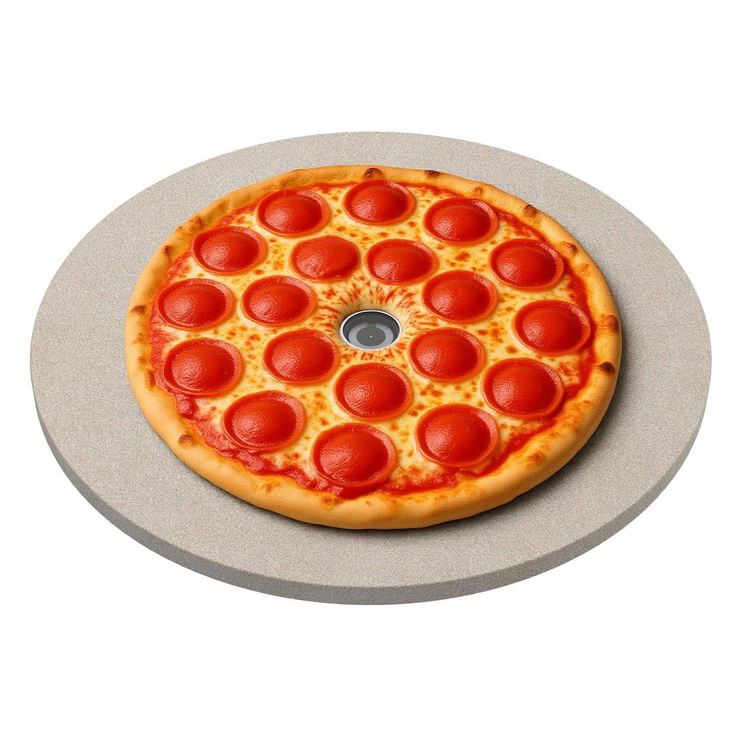 Pietra per Pizza Tonda Ø41 cm per Barbecue a Gas HEAT Cottura Perfetta Croccante Rimuove l'Umidità dall'Impasto Accessorio Originale