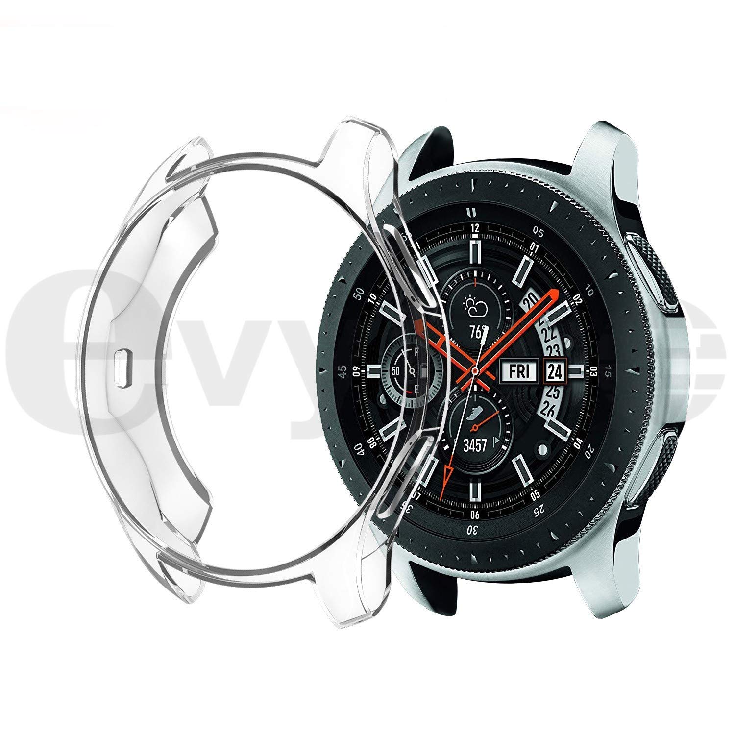 Evyune® Scratch Proof Protective TPU Watch Cover for Samsung Galaxy Watch 46mm (2018-2020 only) (not for 2021) (Watch not Included) (watch46mm-Silver) (B08HRJSSMT) Amazon Price History, Amazon Price Tracker