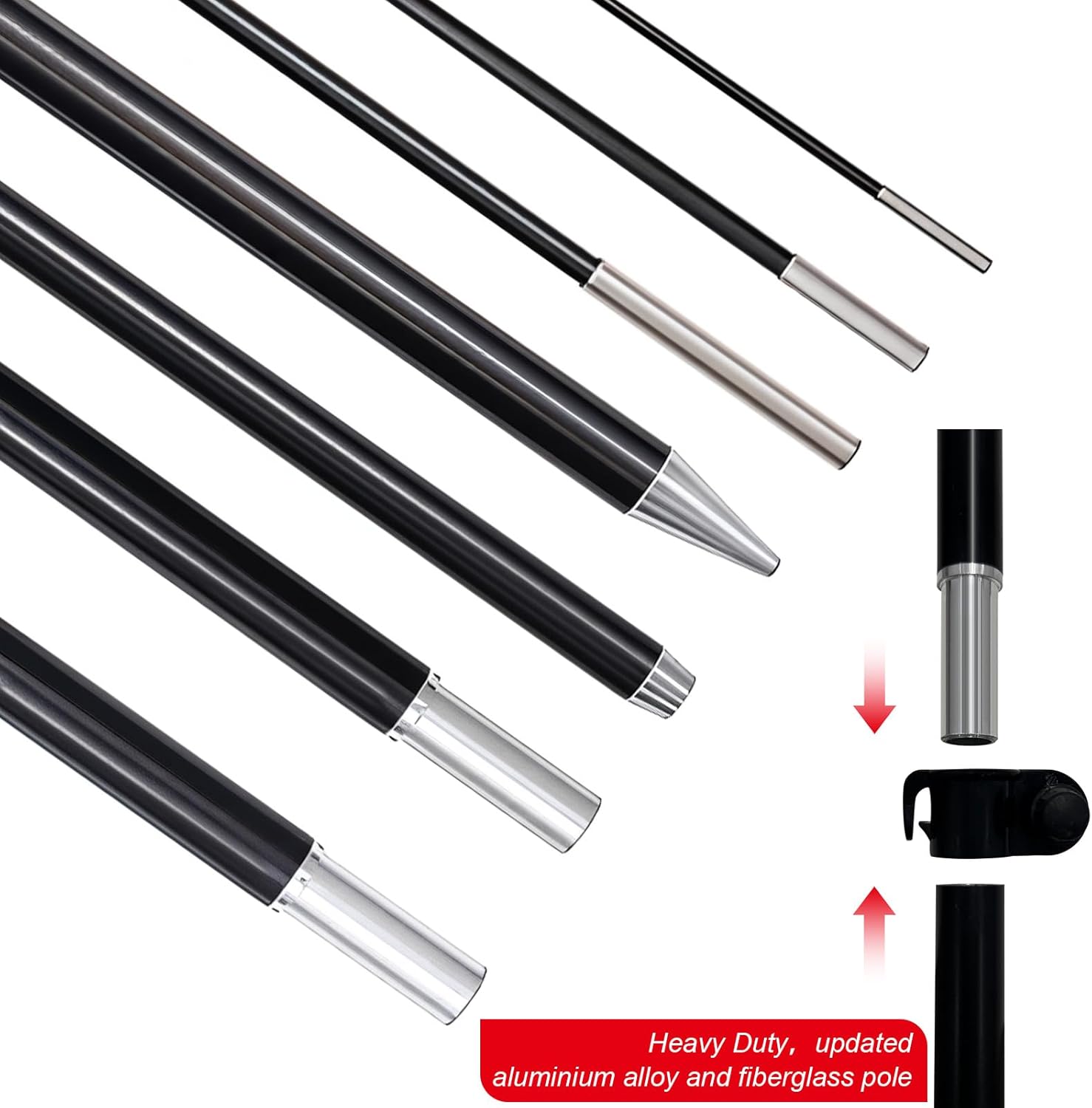 Open House Flag 8 ft with Flagpole Kit 3 Pack, Open House Signs for Real Estate Agents Business, Opening Feather Flag with Flagpole Ground Stake Portable Bag