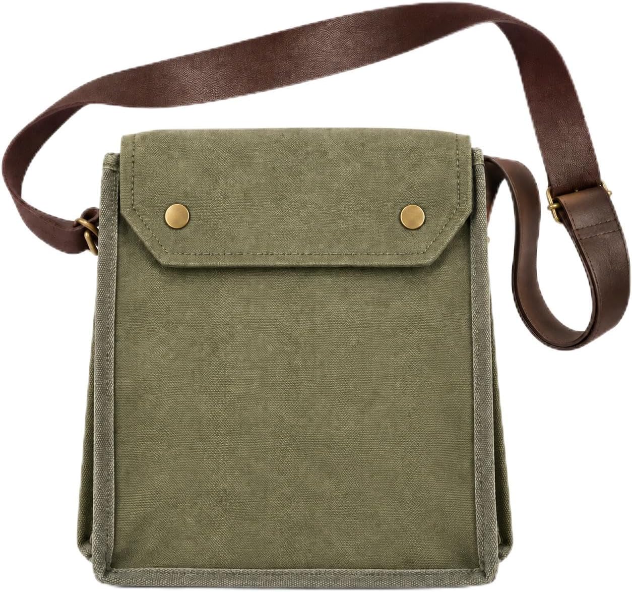 thecostumebase Indiana Jones MK VII Gas Mask Bag Green Indy Props WWII