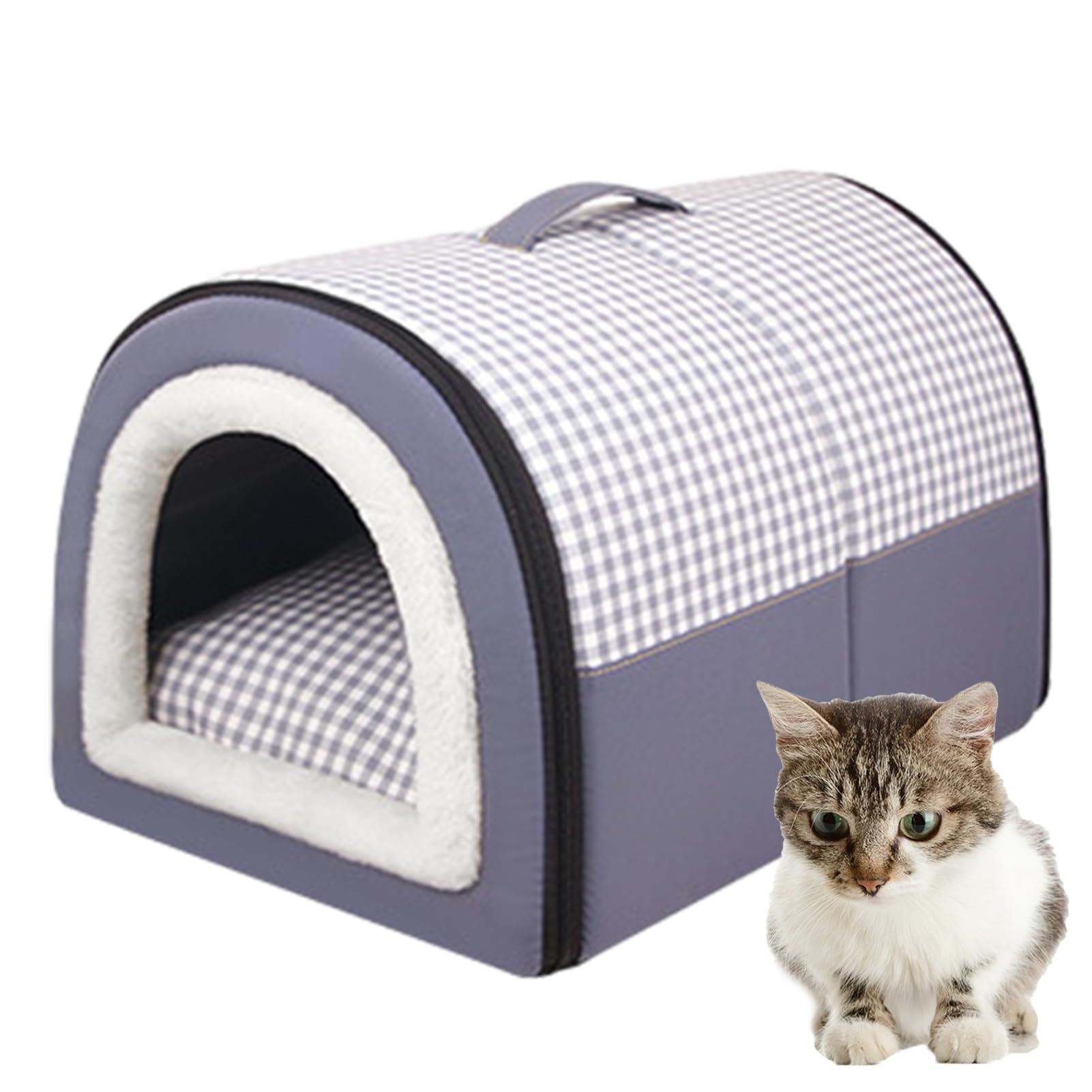 Lit de niche pour chien résistant avec coussin amovible lavable