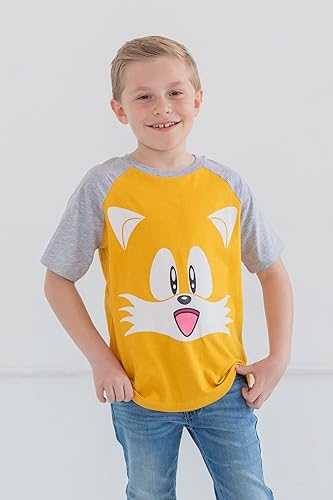 Miniatura 4 de SEGA Sonic The Hedgehog - Paquete de 3 camisetas raglán para niños pequeños a niños grandes (2T - 18-20)