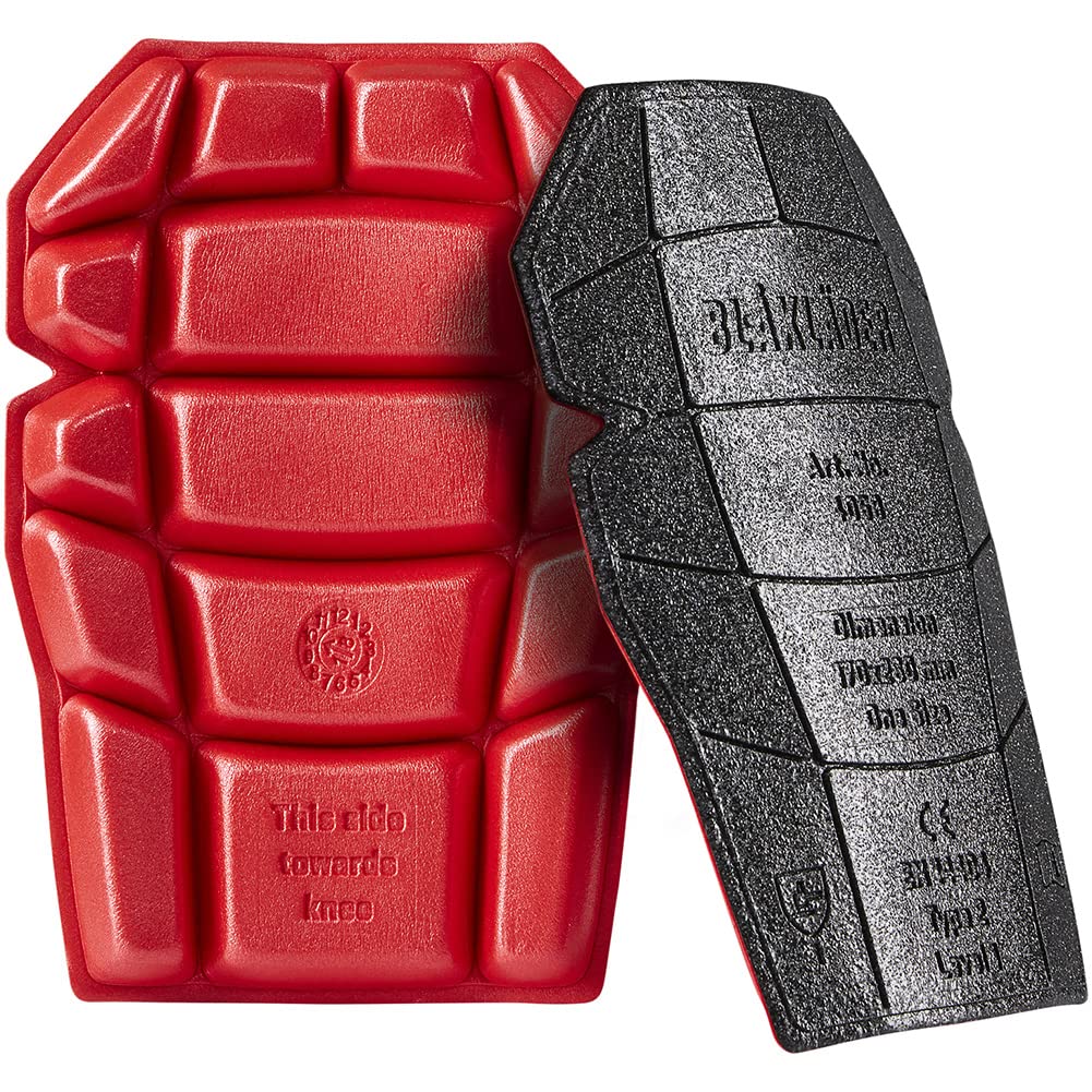 Blaklader 405812039956onesize Knee Pads, Black/Red, One Size