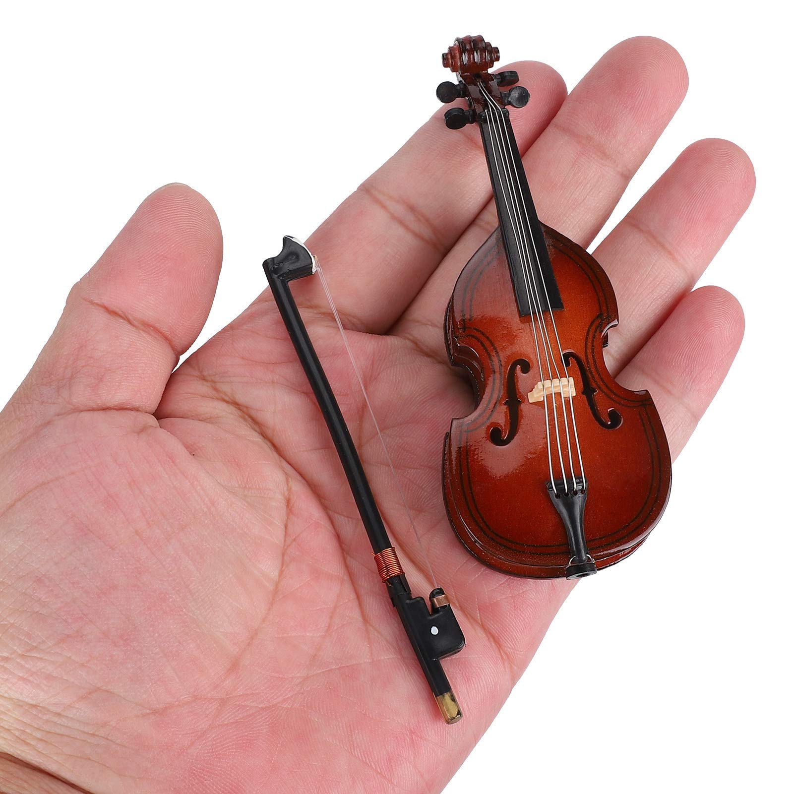 Garosa Mini Chitarra in Legno con Supporto, Modello Strumento