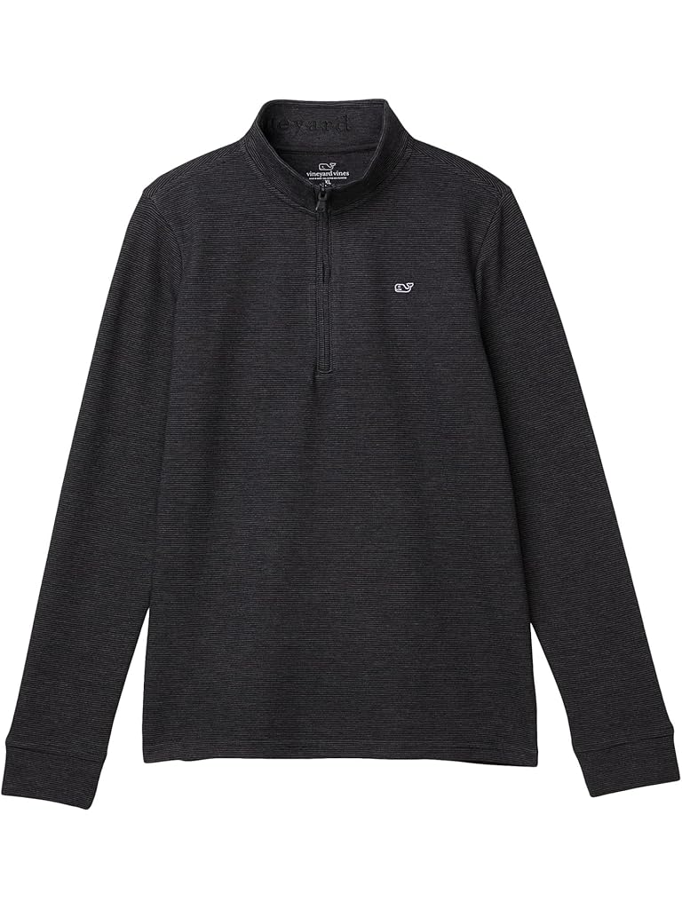 Black Vineyard Vines Saltwater Quarter Zip (Toddler/Little Kid/Big Kid)