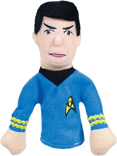 The Unemployed Philosophers Guild Spock Magnetic Personality - Star Trek - Marioneta de peluche e imán para refrigerador, aproximadamente 4 pulgadas