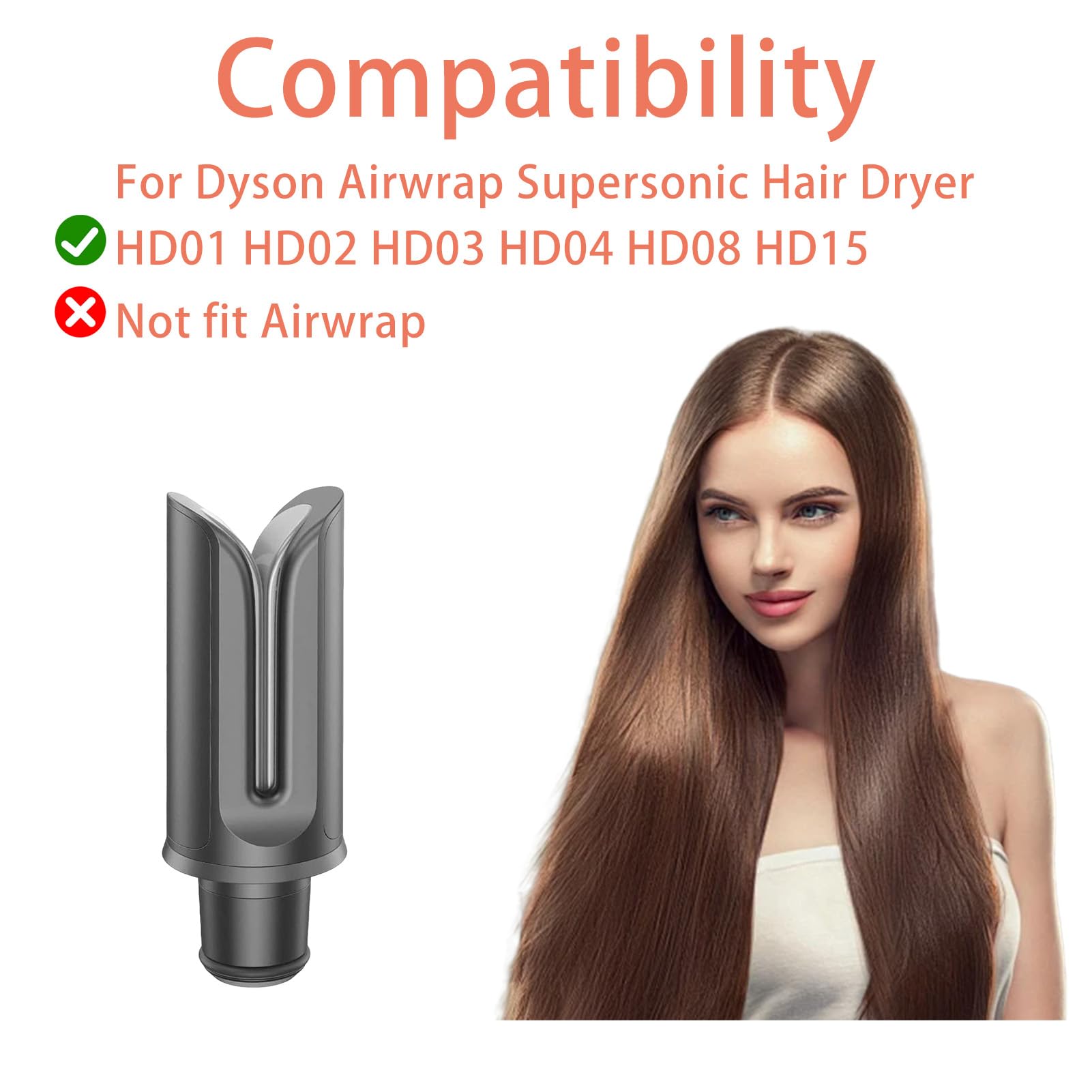 Amazon.com: Hair Straightener Attachment for Dyson HD15 HD01 HD02
