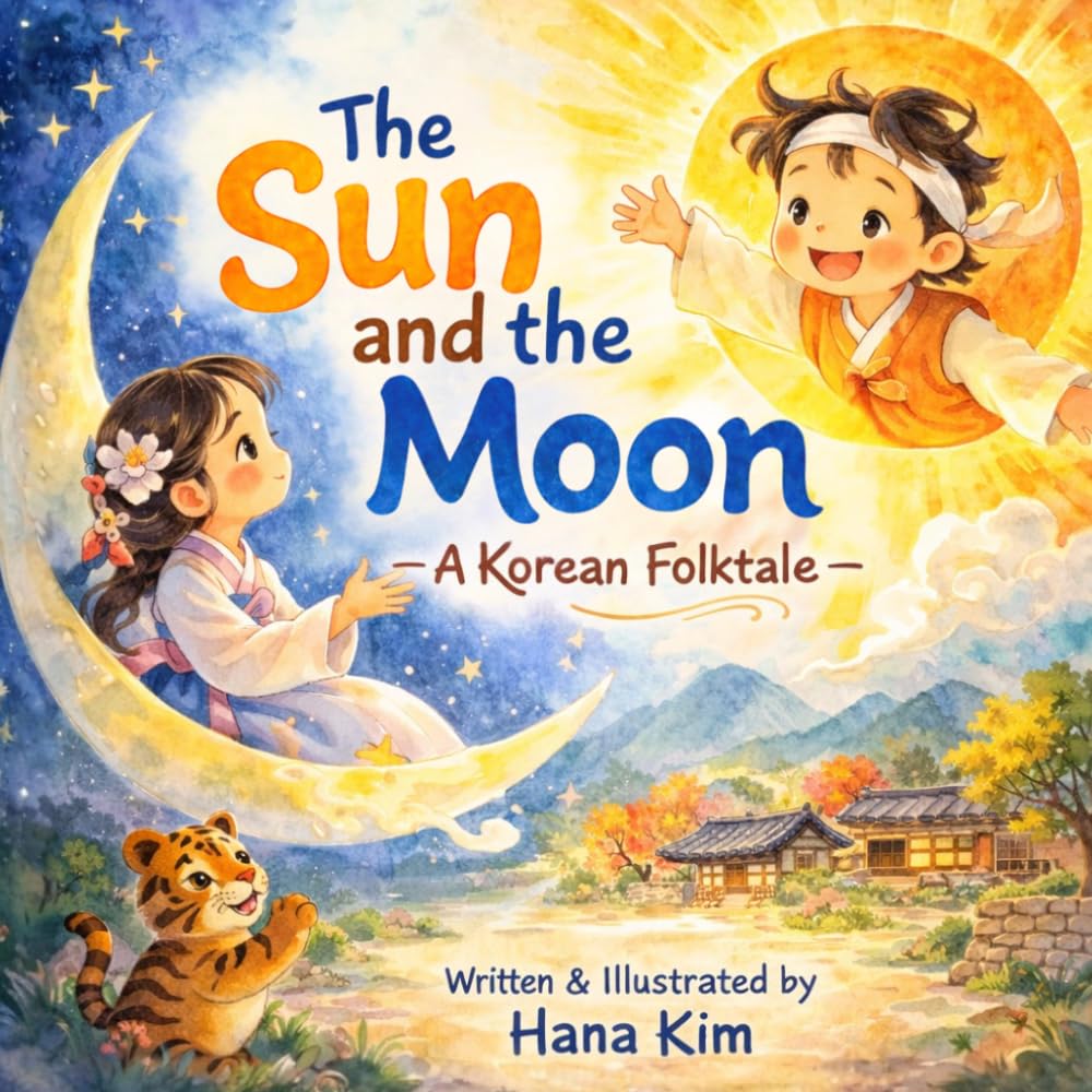 The Sun and the Moon: A Korean Folktale for Kids: A Traditional Korean Folktale Picture Book and Bedtime Story for Kids