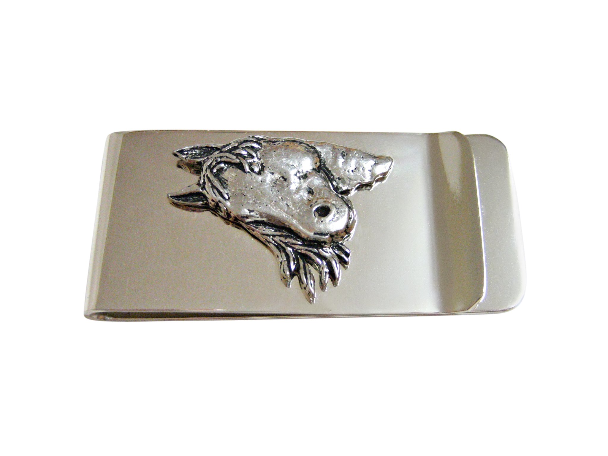 kiola designs Textured Horse Head Money Clip, NA-picture-10