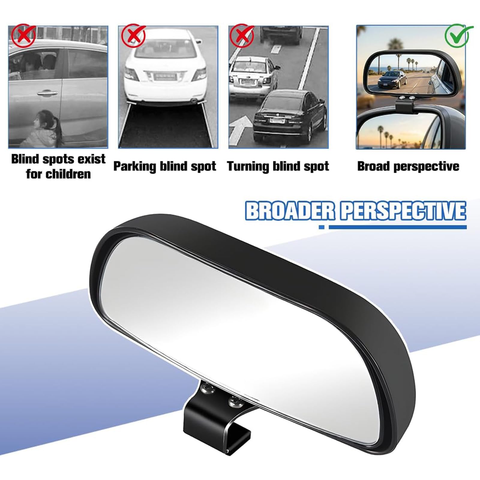 Miroirs Angle Mort Grand Angle pour VW Up!