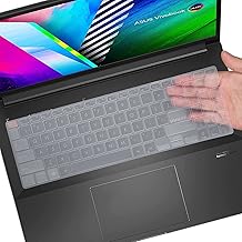 Saco Laptop Keyboard Cover for 2025 ASUS Vivobook 16 X1605VA-MB1627WS Series 16 Inch Laptop – Soft Silicone Keyboard Protector