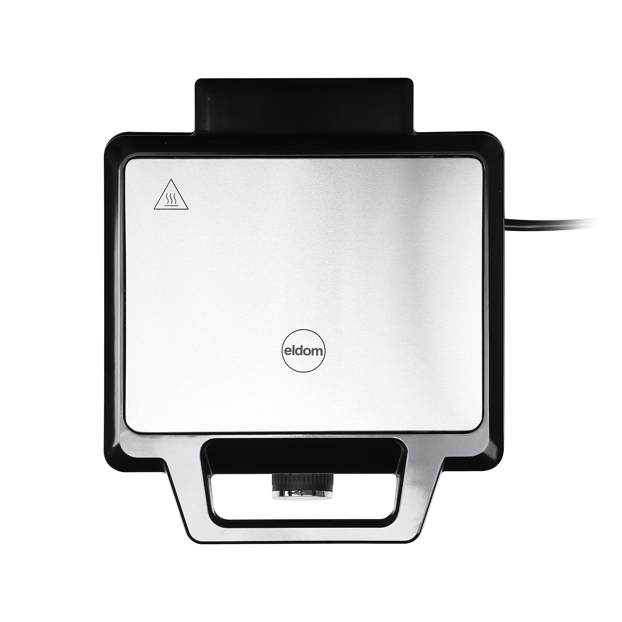 Gofrera para 2 gofres rectangulares (14,5 × 9 cm) - Control de temperatura, gofrera para 2 gofres, antiadherente, compacta y resistente, potencia 1600 W