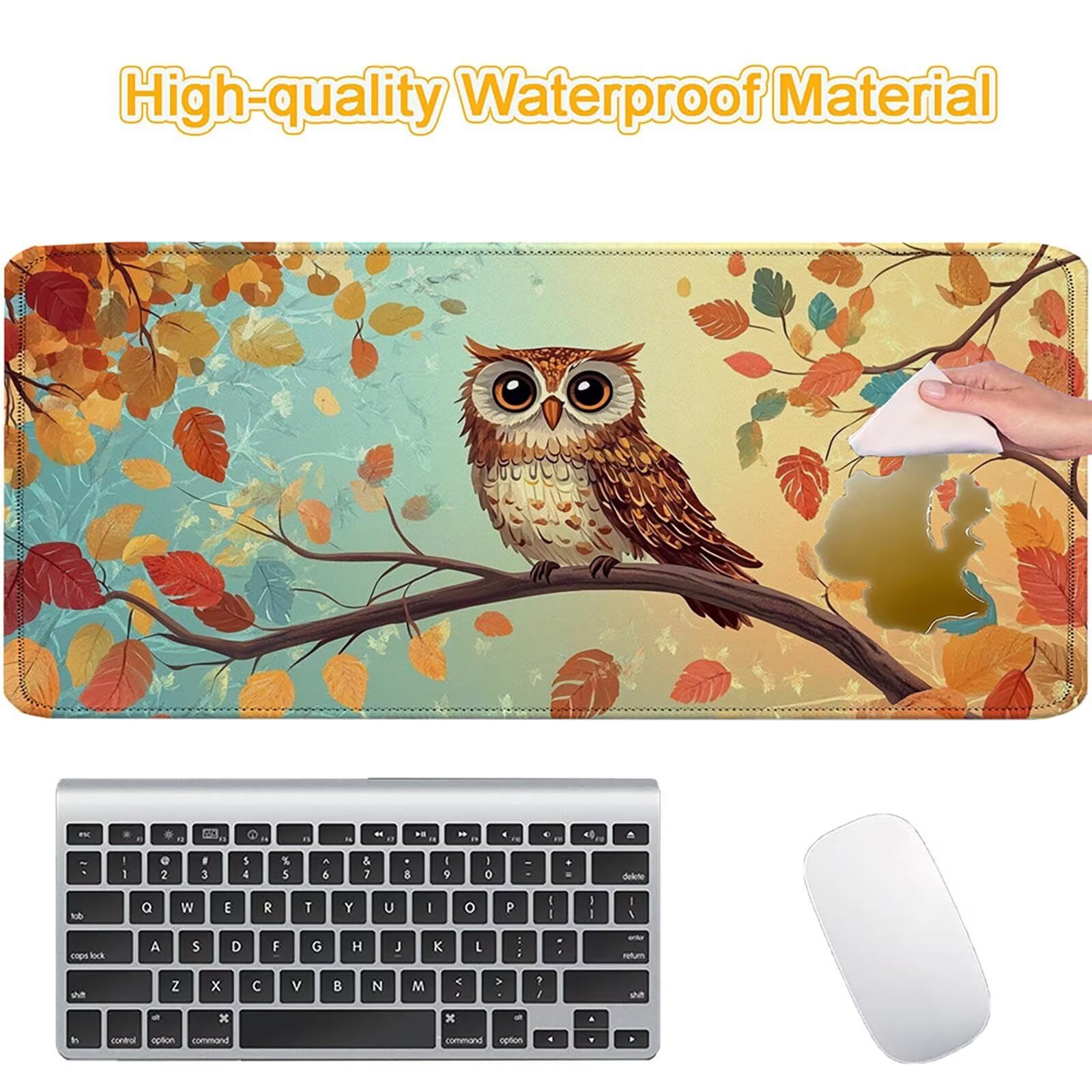 Tappetino Mouse 900x450mm | Superficie Ultra-Liscia, giallo 0-z360