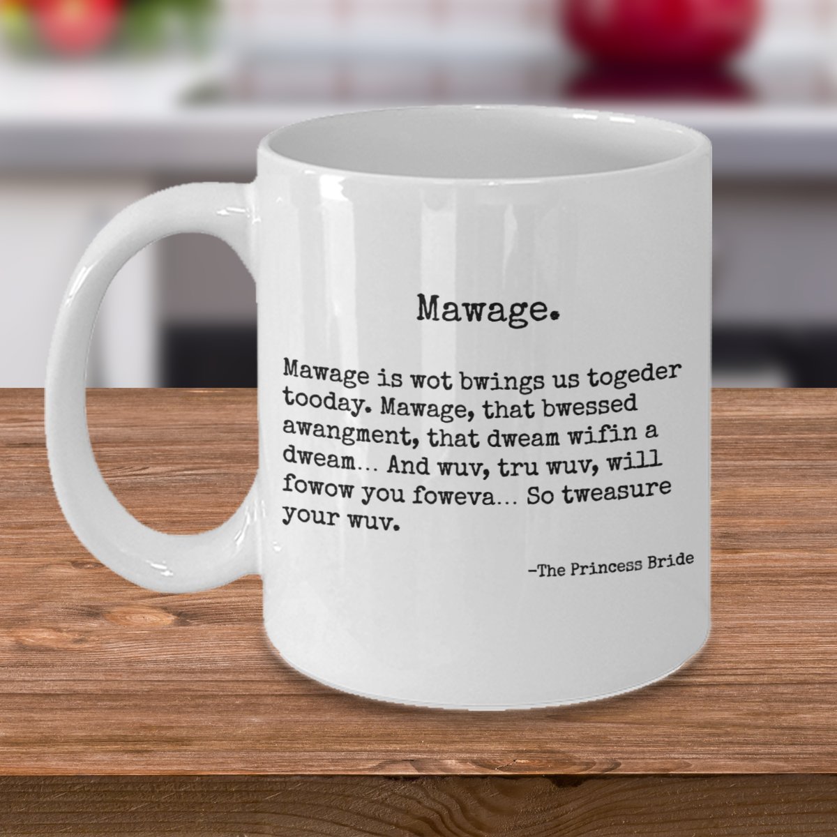 Mawage Princess Bride Quote Signal 9 The Princess Bride Mug - Mawage Quote - Funny Valentine's Day Gift  Or Wedding Gift: Buy Online In India At Desertcart