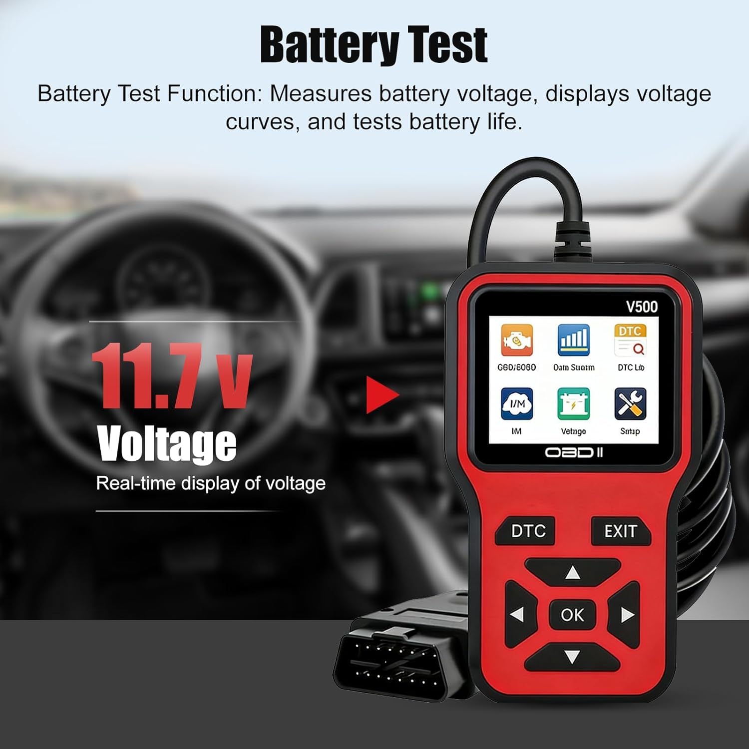 OBD2 skaner diagnostyczny do Ford Fiesta Fusion Escort Focus Mondeo, przenośna maszyna do odczytu samochodów OBDII skaner OBD czytnik kodów błędów