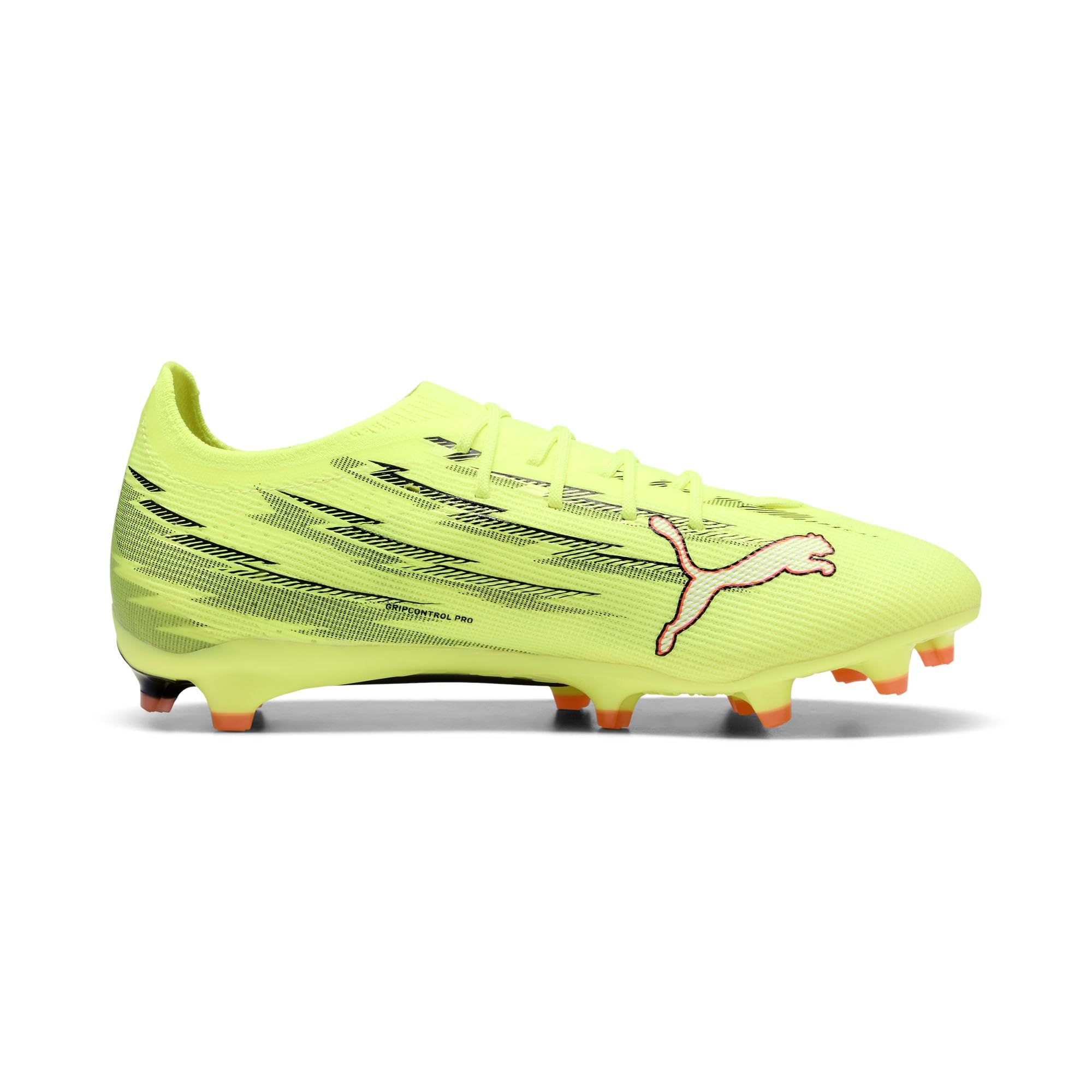 Puma Unisex Ultra 6 PRO FG/AG Fußballschuh, Yellow Alert Black-Glowing Red-Lime Squeeze, 45 EU… – Ansicht 6