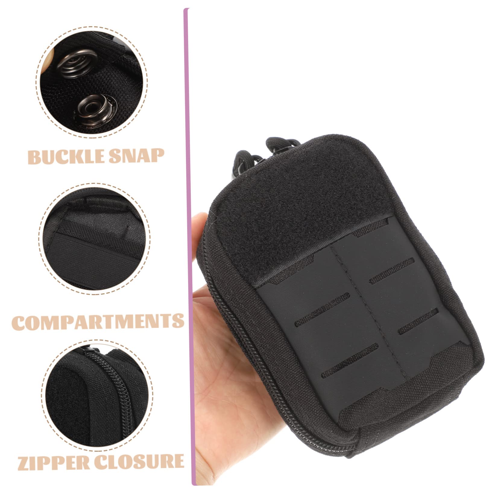 BESTonZON Pochette de Multifonctionnelle pour Randonnée à Compact Portable avec Multi Poches pour Voyage Urgences
