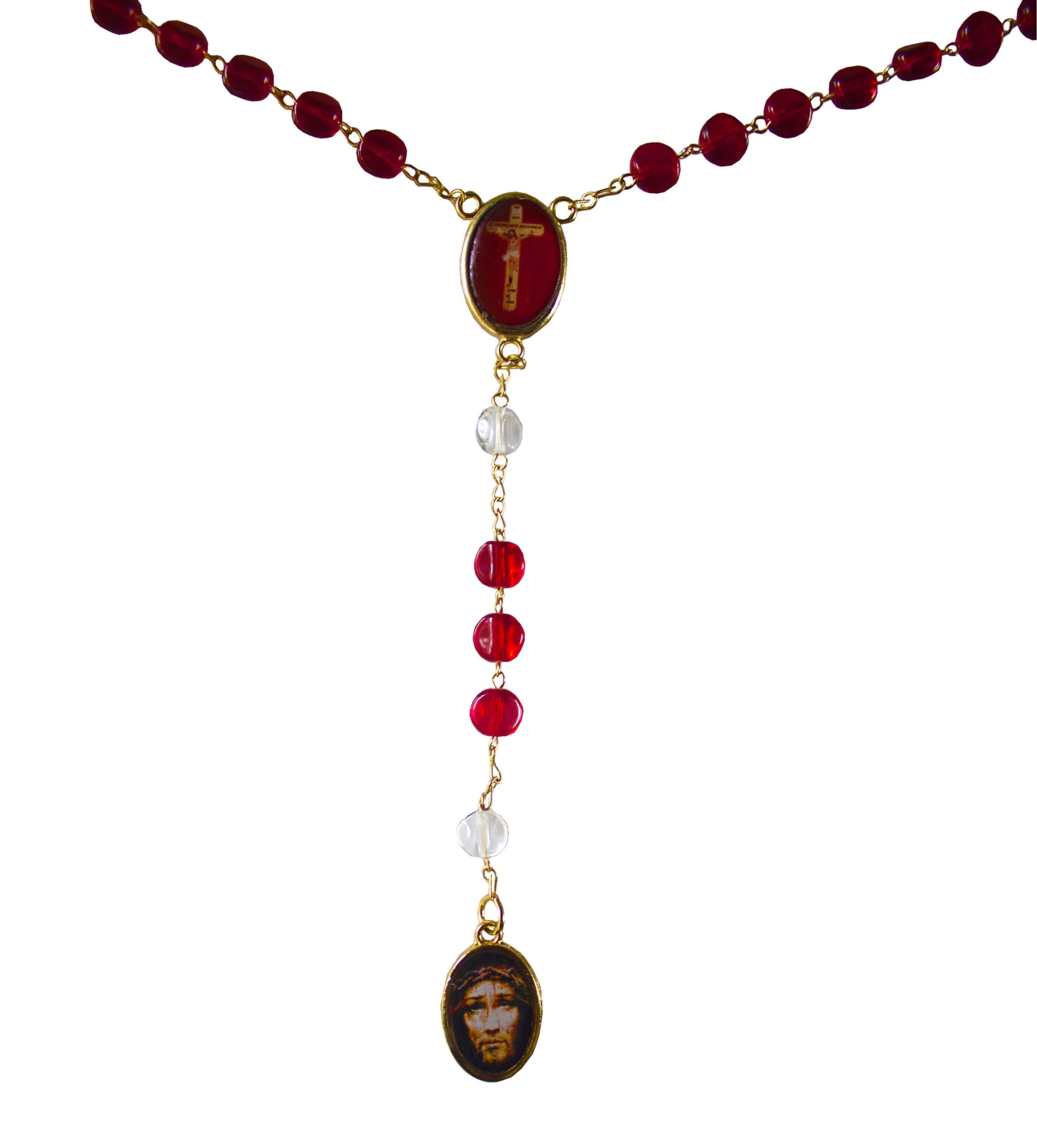 San Rafael Arcangel Rosario de la Divina Sangre con el rostro de Cristo - Rosary of The Divine Blood with Christ Face
